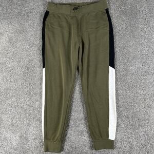 Nike Air Joggers Women’s L Olive Green / Black White Side Stripe Cactus Jack